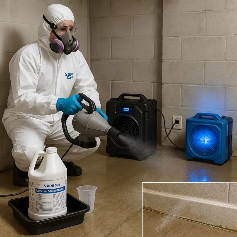 Sanitization and Odor Removal process in Granger, WA